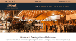 Desktop Screenshot of classiccarriage.com.au